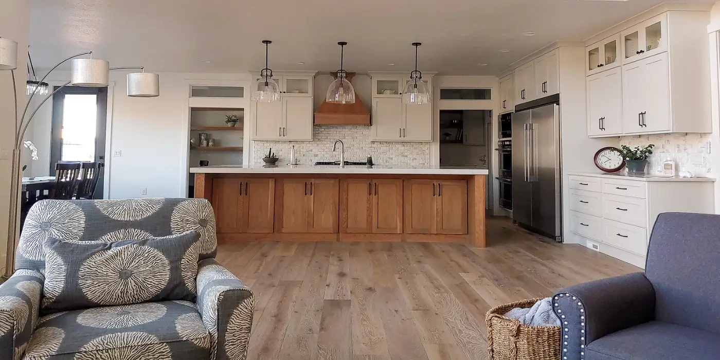 Open custom kitchen