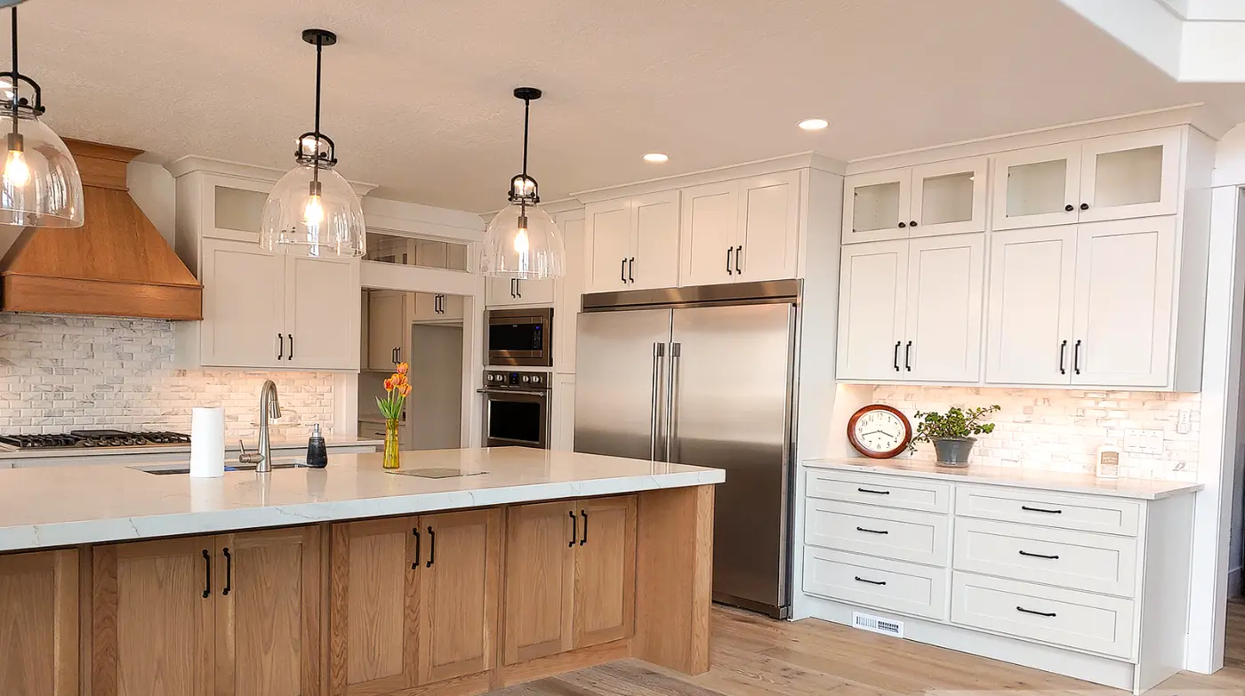 Wood custom kitchen